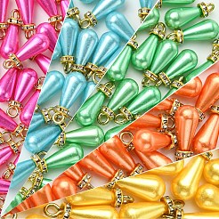 30pcs pendentifs en perles d'imitation en plastique abs&nbsp;KY-YW0002-16A