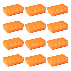 Rechteckige Schmuckschatulle aus Papppapier&nbsp;LS-CON-TAC0015-01G