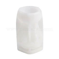 Moules à bougies en silicone à faire soi-même en forme de crâne&nbsp;SIL-F014-02B