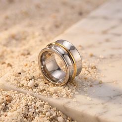 Bagues à large bande en acier inoxydable 304&nbsp;WG759FC-01