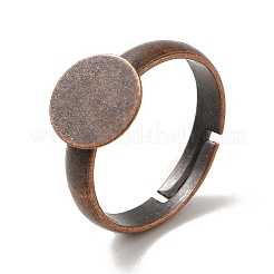 Colore misto in ottone regolabile risultati anello pad&nbsp;EC541-14-M