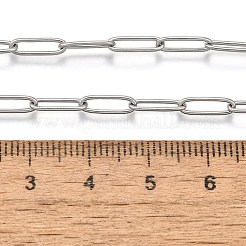 Anlaufgeschützte Büroklammerketten aus Edelstahl 304&nbsp;NJEW-G340-09P