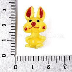 Decorazioni per esposizione di statuine di conigli in vetro lavorato a lume fatte a mano&nbsp;LAMP-N034-27C