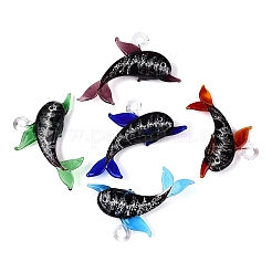Pendentifs vernissées manuelles&nbsp;LA-N048-17