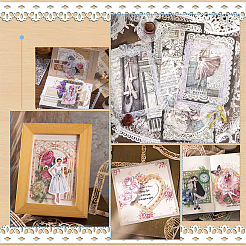 12 Sets 6 Stile Spitzenrahmen Scrapbook-Papierblock&nbsp;DIY-CP0008-90
