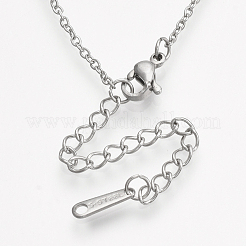 Anlaufgeschützte Gliederarmbänder aus 201 Edelstahl&nbsp;BJEW-T011-JN154-1