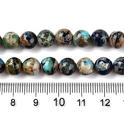 Brins de perles de jaspe impérial naturel&nbsp;G-N342-63D