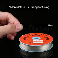 Fil de pêche de nylon transparent&nbsp;EC-L001-0.3mm-01
