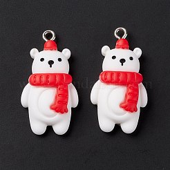 Pendentifs en résine opaque sur le thème de noël&nbsp;FIND-E025-20