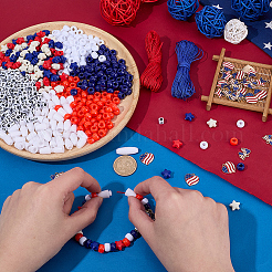 Kits de fabrication de fournitures à faire soi-même sur le thème de la fête de l'indépendance&nbsp;DIY-BM0002-82