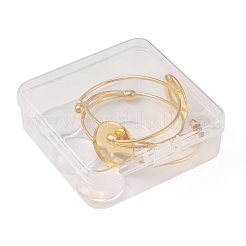Kit de diy para hacer un brazalete de cúpula en blanco&nbsp;DIY-FS0003-50G
