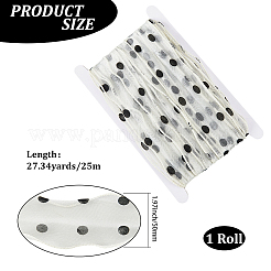 25 m lange Polyester-Organzabänder&nbsp;SRIB-CY0001-36D