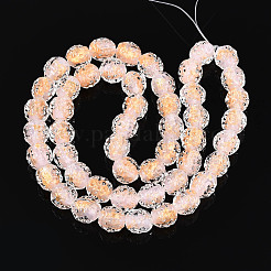 Perles vernissées manuelles&nbsp;FOIL-T007-03C