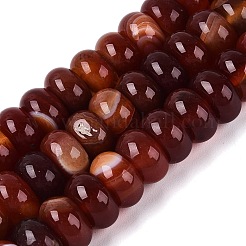 Chapelets de perle en agate naturelle teinte&nbsp;G-Q606-44B-01