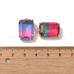Colgantes de cristal de dos tonos&nbsp;GLAA-S179-03-M