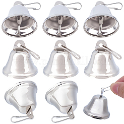 20 pz decorazione pendente campana di ferro&nbsp;AJEW-SC0031-29B