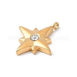 Acero inoxidable 304 con colgantes de rhinestone.&nbsp;STAS-Z120-02B-G