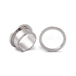 Calibri per tappi per le orecchie in acciaio inossidabile 304 anti-ossidazione&nbsp;EJEW-G317-01M-P
