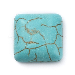 Synthetik Türkiscabochons&nbsp;TURQ-WH0001-03G