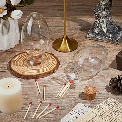 Glasglocken mit Korken&nbsp;AJEW-WH0609-726