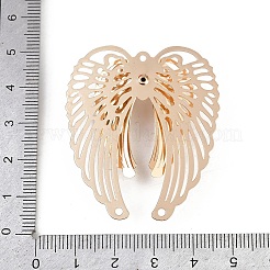 Messing Kristall Strass 3d hohl Engel Flügel Kronleuchter Komponente Verbinder&nbsp;KK-A261-05KCG
