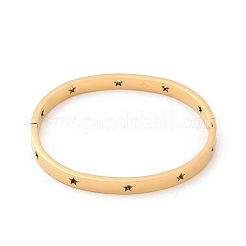 Bracelets articulés en acier inoxydable 304 avec étoile creuse&nbsp;BJEW-L610-20G