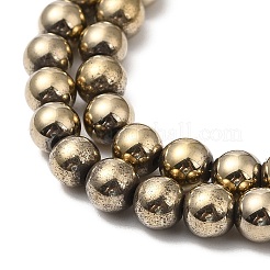 Electroplate non magnetici ematite Perle sintetiche fili&nbsp;G-E602-04C