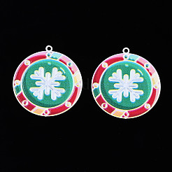Pendentifs en laiton peints&nbsp;KK-Q281-002