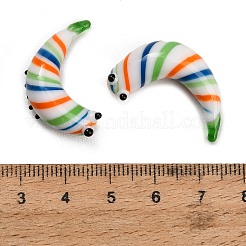 Statuette di vermi realizzate a mano con la tecnica del lampworking&nbsp;LA-CBA77D3-01A