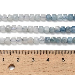 Fili di perline color blu diavolo naturale sfumato&nbsp;G-NH0072-C01-02