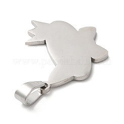 Pendentifs en acier inoxydable 304 anti-ternissement&nbsp;STAS-C079-14P