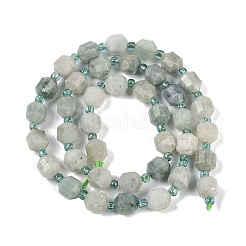 Fili di perle di giada naturale myanmar&nbsp;G-O201B-121F