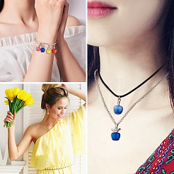 10 pièces pomme gemme pendentif à breloque cristal quartz guérison pendentifs en pierre naturelle boucle en argent rose pour bijoux collier boucle d'oreille fabrication d'artisanat&nbsp;JX525D