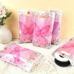 Einweg-Geschenktüten aus Papier mit Schmetterlingsdruck&nbsp;ABAG-WH20006-22B