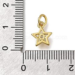 Colgante micropavé cubic zirconia de latón&nbsp;ZIRC-I070-017G