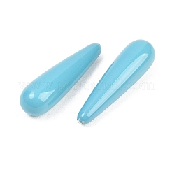 Perles en verre opaque électroplaqué&nbsp;GLAA-A044-02D
