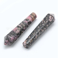 Perle appuntite in rodonite naturale&nbsp;G-E490-E18