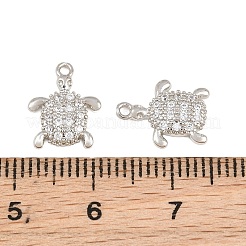 Messing micro pave klar zirkonia charme&nbsp;KK-CBA1F94-03P