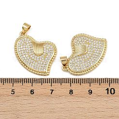 Colgante micropavé cubic zirconia de latón&nbsp;ZIRC-I367-07G-05