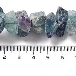 Rohe raue natürliche Fluorit-Perlen-Stränge&nbsp;G-P528-A08-01