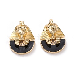 Pendentifs en laiton zircon cubique transparent&nbsp;KK-C100-21G