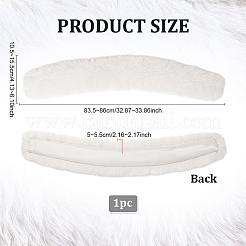 1 collare in lana di volpe artificiale per donna&nbsp;DIY-PH0035-54C