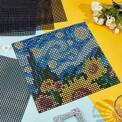 Quadratische Steckplatten aus Kunststoff für selbstgemachte Bügelperlen&nbsp;KY-WH0816-003