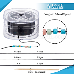Filo di cristallo elastico piatto&nbsp;EW-WH0016-02C-02
