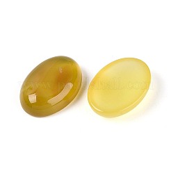 Cabochon di agata gialla naturale (tinta e riscaldata)&nbsp;G-N361-05A-05