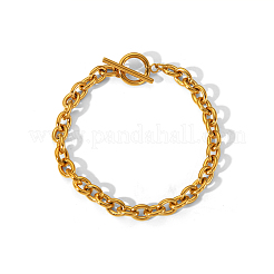 Edelstahl-Kabelkettenarmbänder für Damen&nbsp;KA6375-3