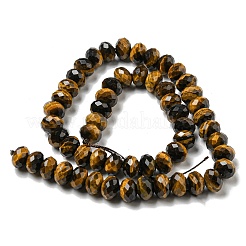 Fili di perline di occhio di tigre naturale&nbsp;G-K351-B08-04