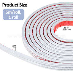 PVC selbstklebende flexible Formleiste&nbsp;DIY-WH0671-023B