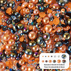 Halbrunde Cabochons aus ABS-Kunststoff&nbsp;FIND-TAC0038-08B