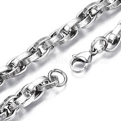 Anlaufgeschütztes 201 Edelstahl-Kettenarmband&nbsp;BJEW-S057-77